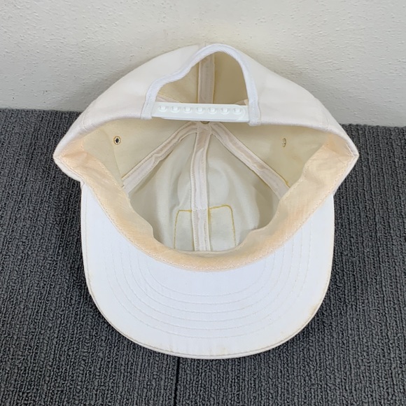 Vintage Pickering Snapback Hat Mens Adjustable White Green Patch Swingster USA - Picture 12 of 16